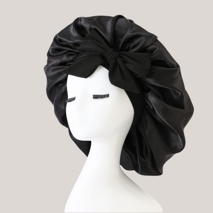 Smooth-Night by SilkyWay Premium™ (Hair Bonnet with Magic Tie Band)